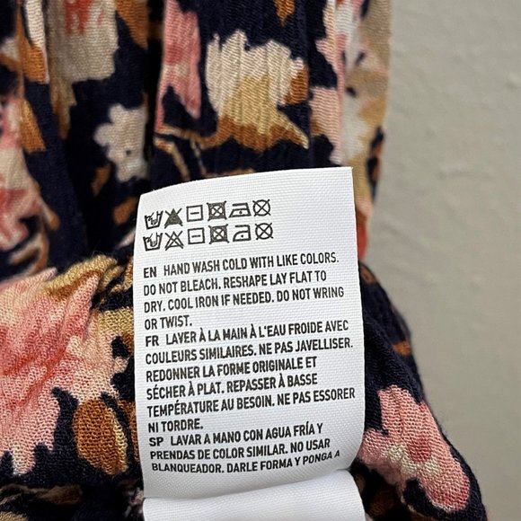 AEO Sz XS Floral Babydoll Slip Dress - Picture 8 of 11